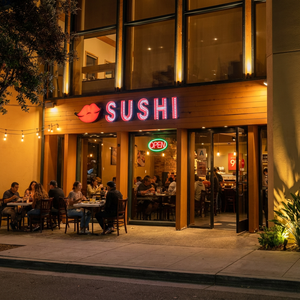 Supporting photo example: enhanced business exterior