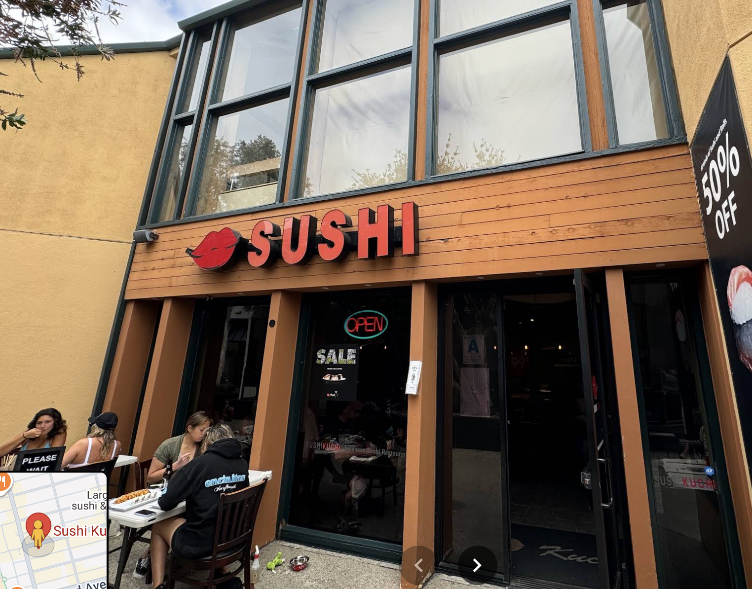 Supporting photo example: original business exterior